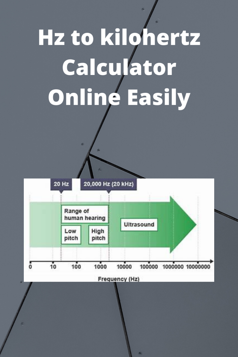 Hz to kilohertz Calculator Online Easily - Easy Rapid Calcs