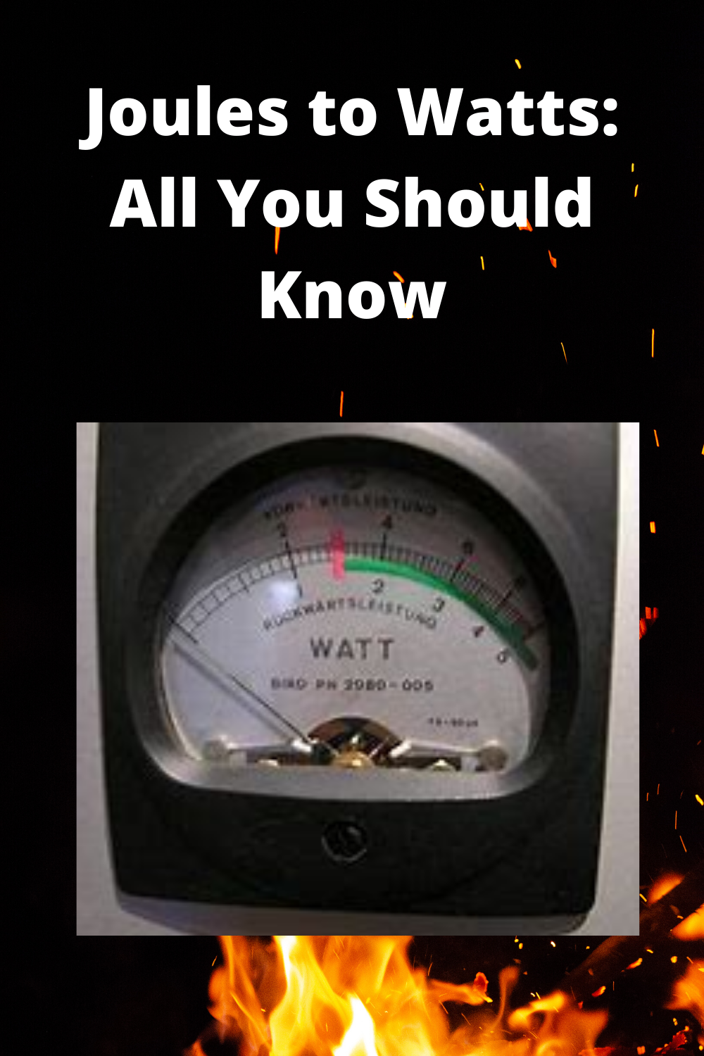 Joules to Watts All You Should Know Easy Rapid Calcs