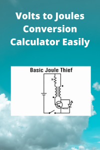 Volts To Joules Conversion Calculator Easily Easy Rapid Calcs