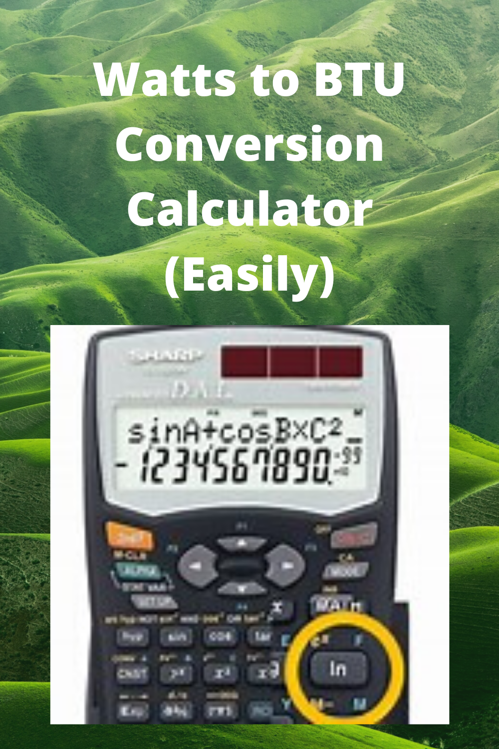 watts to unit calculator