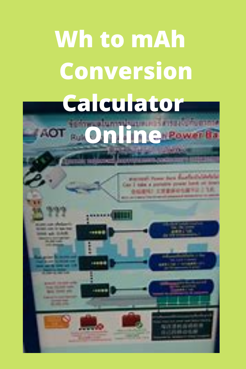 Wh to mAh Calculator Online (Easily) Easy Rapid Calcs