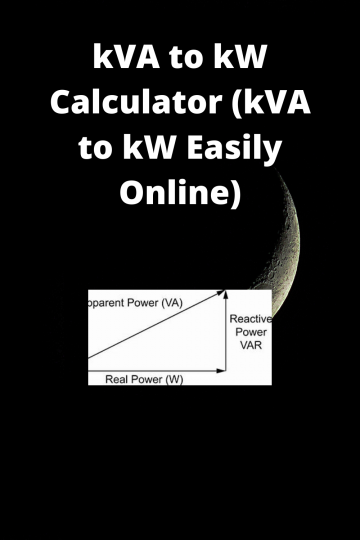 KVA To KW Calculator (kVA To KW Easily Online) - Easy Rapid Calcs