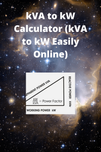 kVA to kW Calculator (kVA to kW Easily Online) - Easy Rapid Calcs