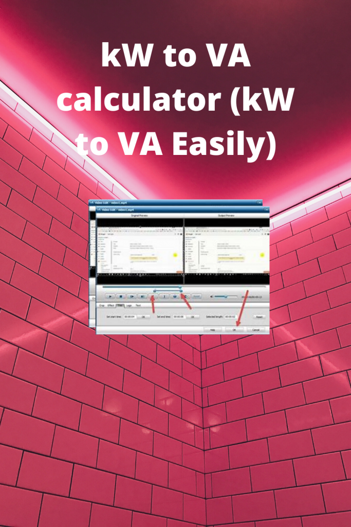 kW to VA calculator (kW to VA Easily)