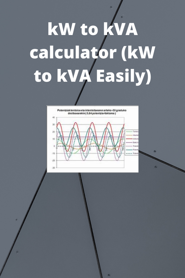 kW to kVA calculator (kW to kVA Easily) - Easy Rapid Calcs