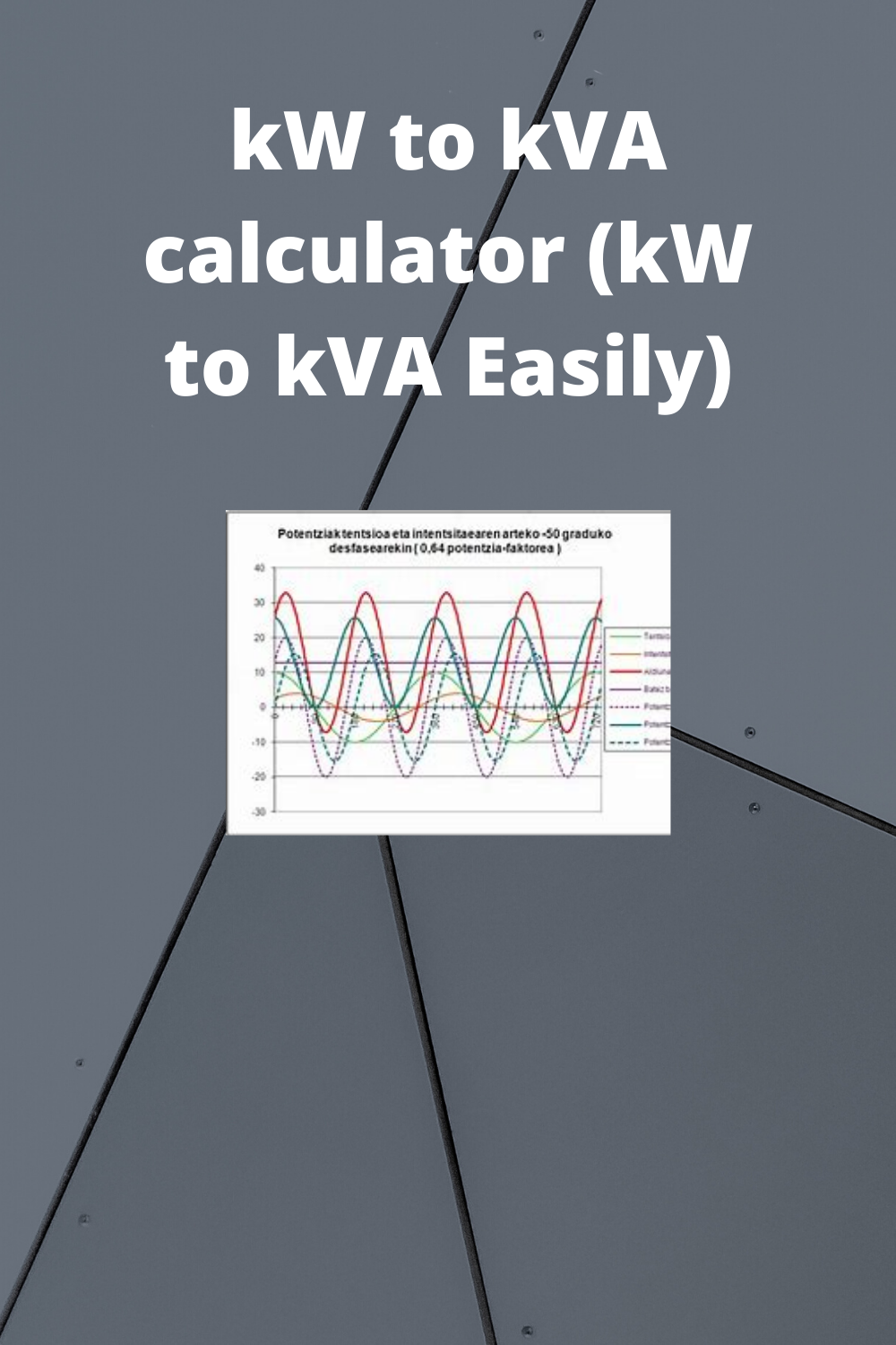 kW to kVA calculator (kW to kVA Easily) Easy Rapid Calcs