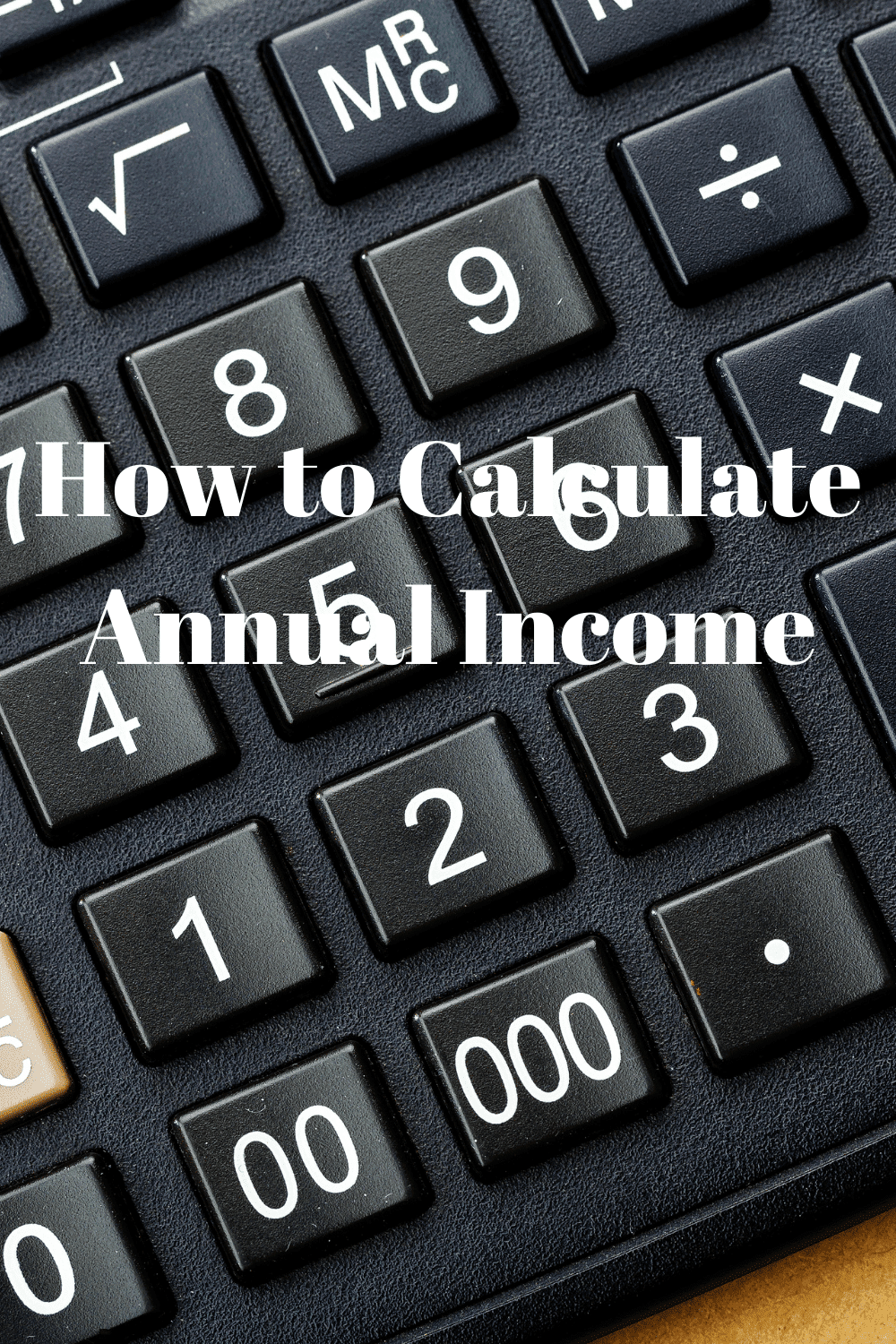 Formula To Calculate Annual Income