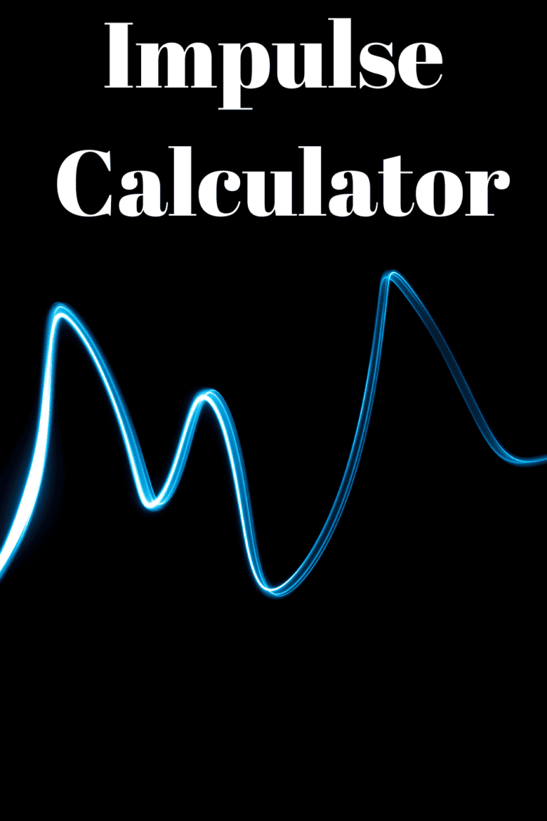 Impulse Ruler Impulse Calculator - Easy Rapid Calcs